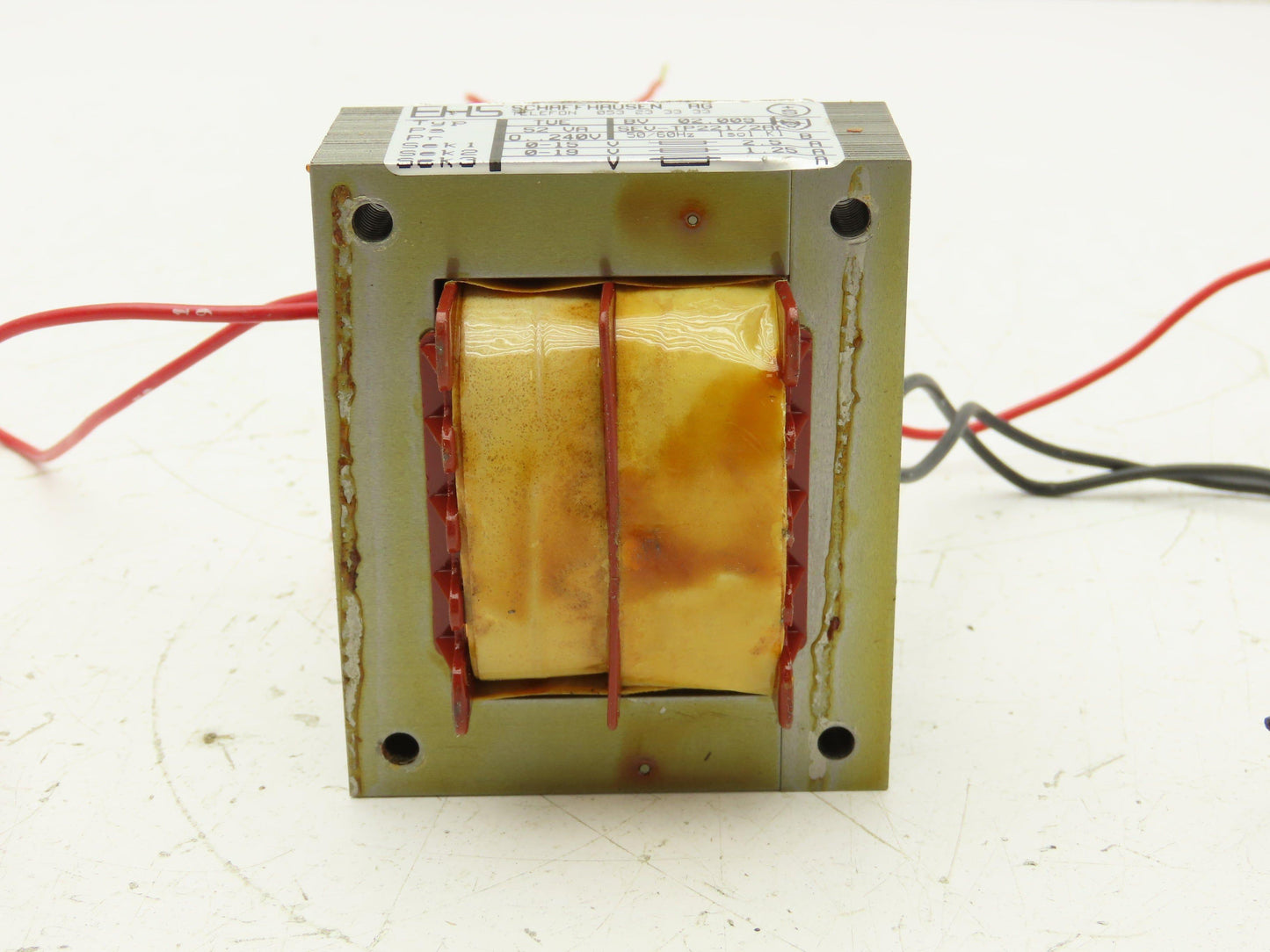 EHS Power Transformer 52VA 240V Pr 15/19V Sek