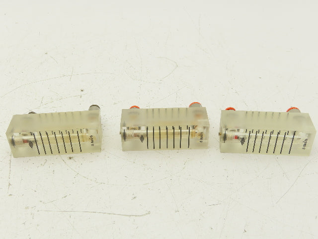 Air Flow Ball Meter Gauge 8Nm³/h  Lot of 3