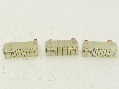 Air Flow Ball Meter Gauge 8Nm³/h  Lot of 3
