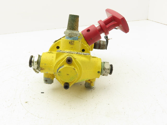 Ross Y2773A4082 Pneumatic Solenoid LOX Lock-Out Control Valve 3/2-Pos 24VDC 1/2"