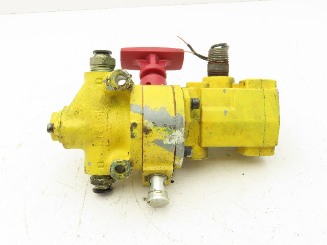 Ross Y2773A4082 Pneumatic Solenoid LOX Lock-Out Control Valve 3/2-Pos 24VDC 1/2"