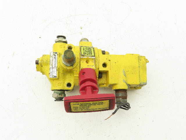 Ross Y2773A4082 Pneumatic Solenoid LOX Lock-Out Control Valve 3/2-Pos 24VDC 1/2"
