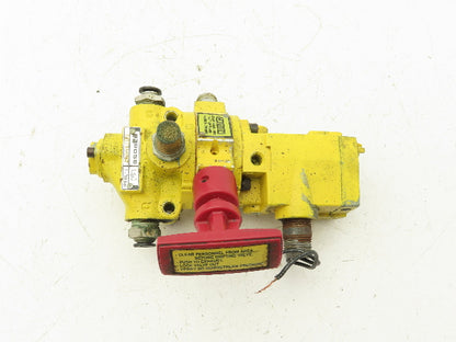 Ross Y2773A4082 Pneumatic Solenoid LOX Lock-Out Control Valve 3/2-Pos 24VDC 1/2"