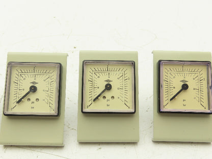Square 2" Air Pressure Gauge 4 Bar 58psi Lot of 5