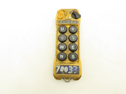Magnetek FLEX 8EX Overhead Crane Hoist Radio Remote Control 8 Button 2 Speed
