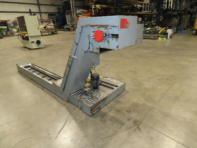 BMF SPE 63/30-250 CNC Chip Conveyor with Coolant Tank Pump Filtration 460V 10FPM