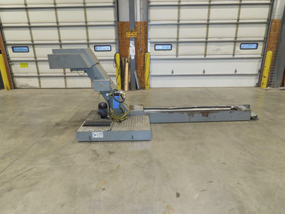 BMF SPE 63/30-250 CNC Chip Conveyor with Coolant Tank Pump Filtration 460V 10FPM