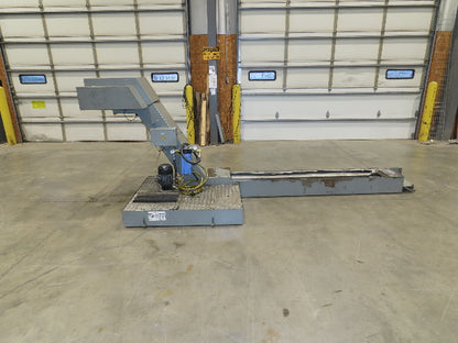 BMF SPE 63/30-250 CNC Chip Conveyor with Coolant Tank Pump Filtration 460V 10FPM