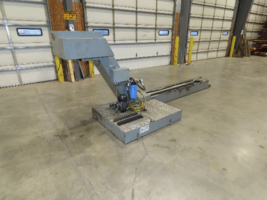 BMF SPE 63/30-250 CNC Chip Conveyor with Coolant Tank Pump Filtration 460V 10FPM