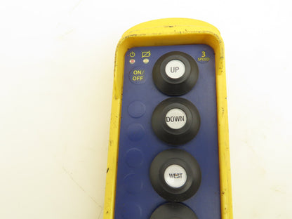 Magnetek TX16/24P-3C Telependant Transmitter Remote Control 6 Button 3 Speed