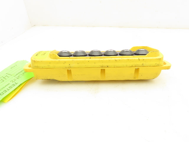 Magnetek TX16/24P-3C Telependant Transmitter Remote Control 6 Button 3 Speed