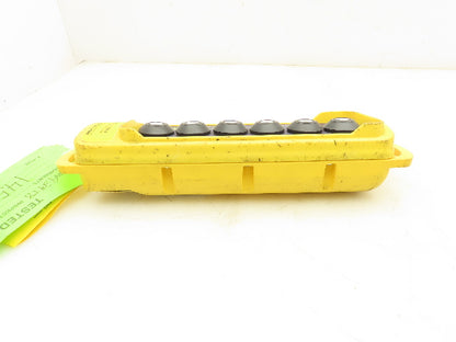 Magnetek TX16/24P-3C Telependant Transmitter Remote Control 6 Button 3 Speed