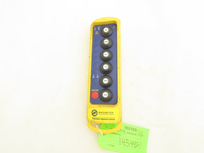 Magnetek TX16/24P-3C Telependant Transmitter Remote Control 6 Button 3 Speed