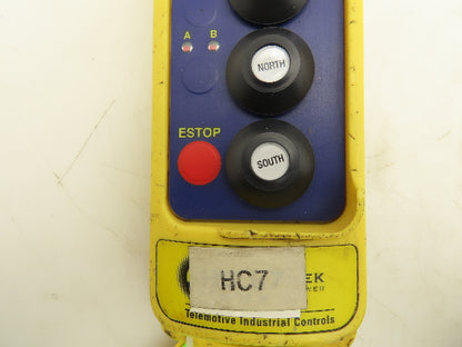 Magnetek TX16/24P-3C Telependant Transmitter Remote Control 6 Button 3 Speed