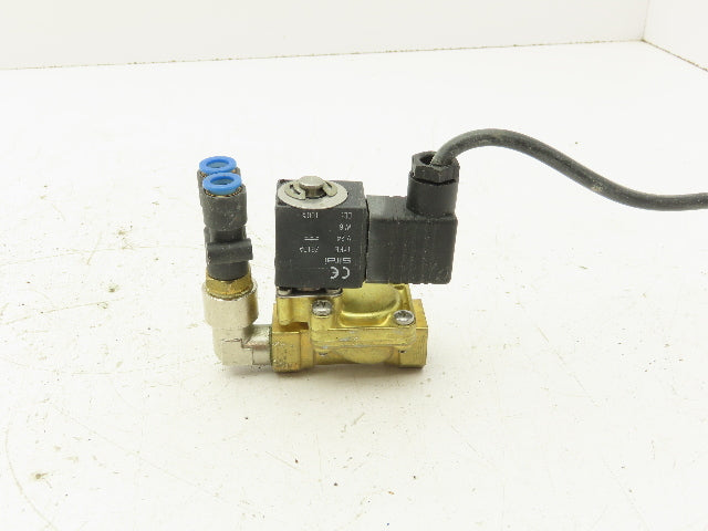 Sirai L180V17 Brass Solenoid Valve 3/8" BSP 2-Way Normally Closed 24V Coil