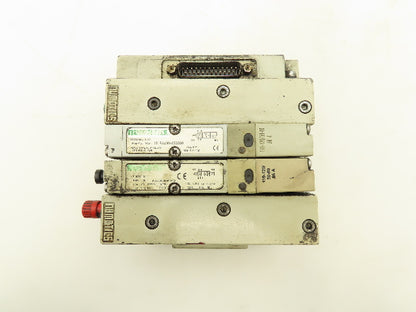 Numatics 051BA400K000030 Pneumatic 4/2 Solenoid Valve 2-Station Manifold 120V