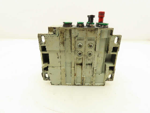 Numatics 051BA400K000030 Pneumatic 4/2 Solenoid Valve 2-Station Manifold 120V