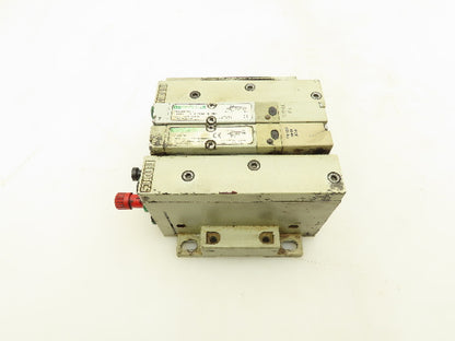 Numatics 051BA400K000030 Pneumatic 4/2 Solenoid Valve 2-Station Manifold 120V