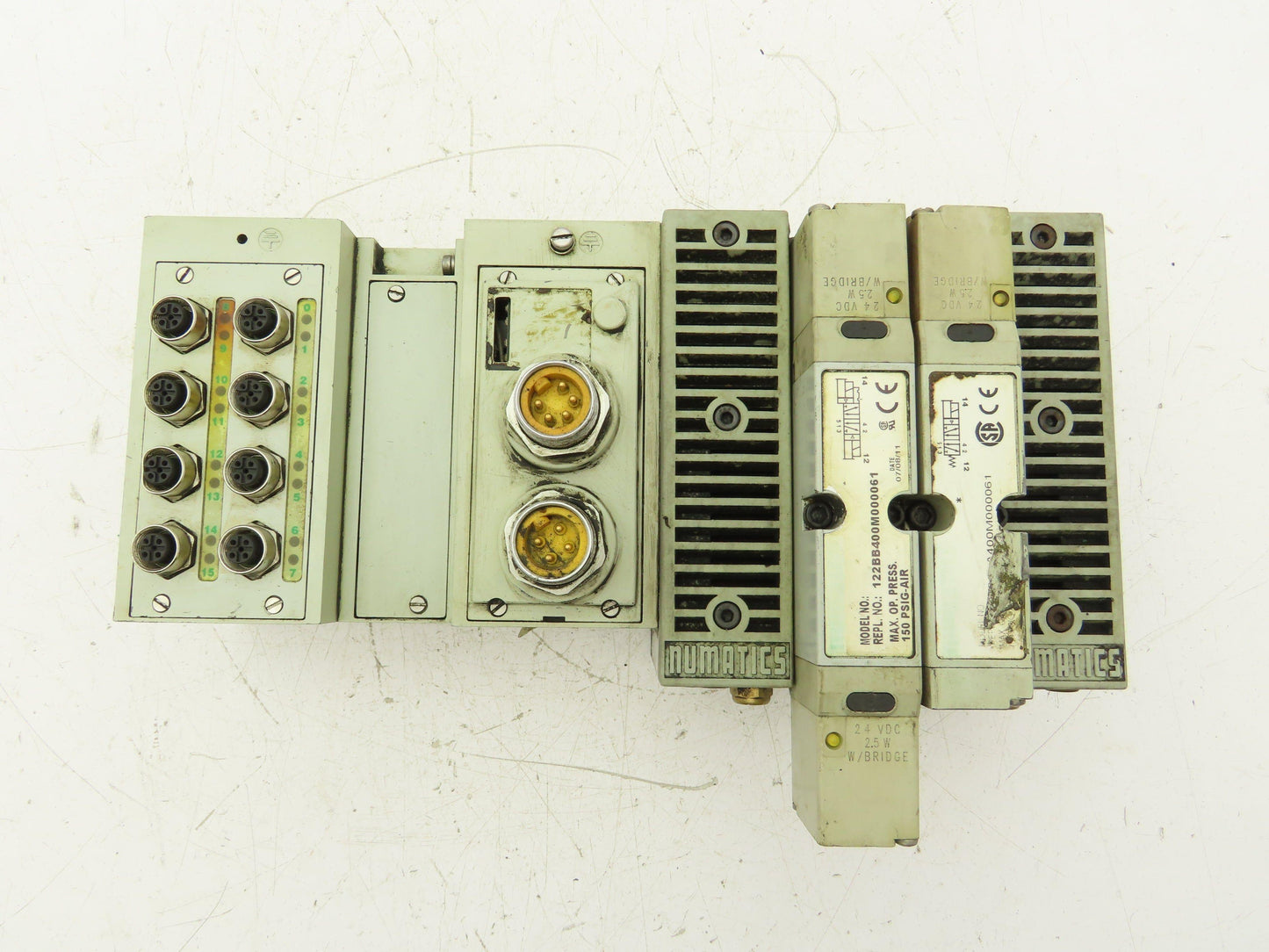 Numatics 239-2500 Pneumatic Manifold Solenoid Valve 16 Input Module 24VDC 2.5W