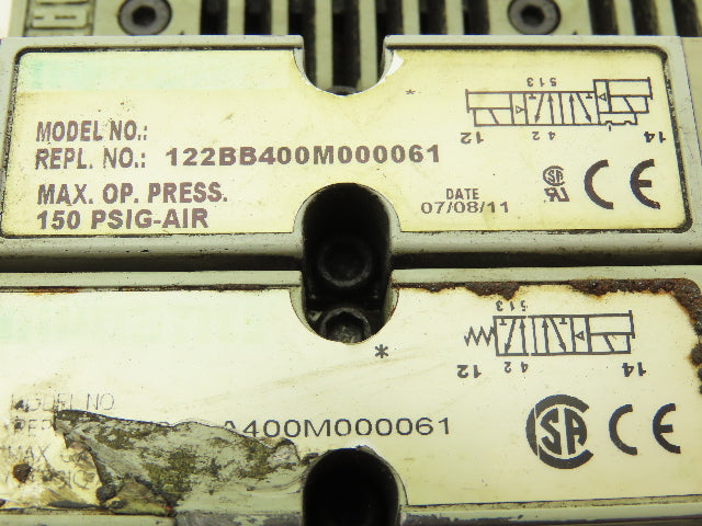 Numatics 239-2500 Pneumatic Manifold Solenoid Valve 16 Input Module 24VDC 2.5W
