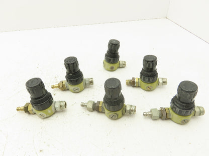 Norgren Mini Air Pressure Regulator Valve 116psi G1/4"   Lot of 6
