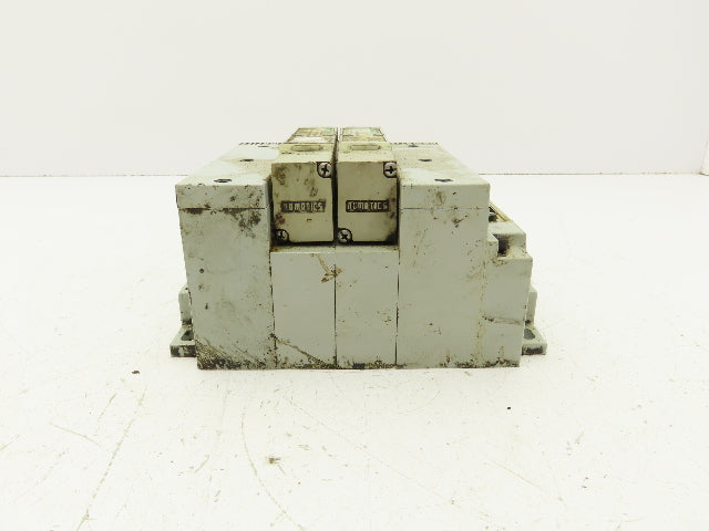 Numatics 2012 Series Pneumatic 4/2 Solenoid Valve 2-Station Manifold 24VDC