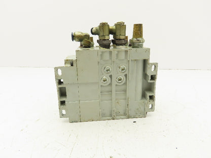 Numatics 2012 Series Pneumatic 4/2 Solenoid Valve 2-Station Manifold 24VDC