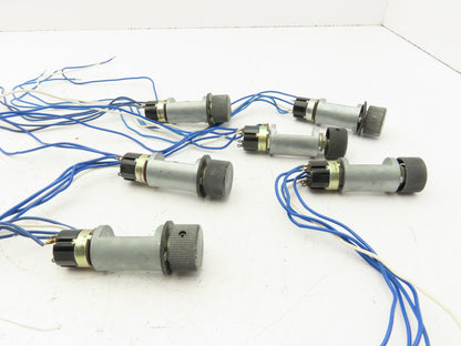 Potentiometer Control Knob 2A 250V 2.2 Ohms Lot of 6