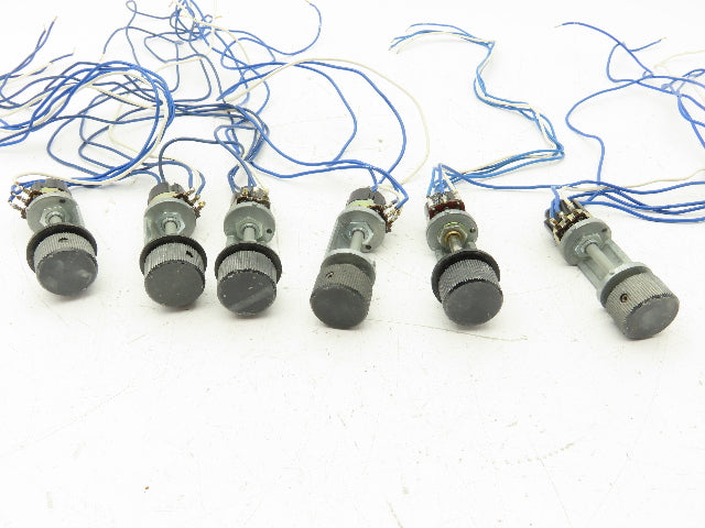 Potentiometer Control Knob 2A 250V 2.2 Ohms Lot of 6