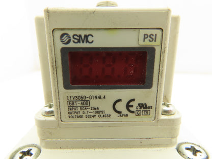 SMC 5B1-40D Electro Pneumatic Regulator 24V 20mA 130 PSI