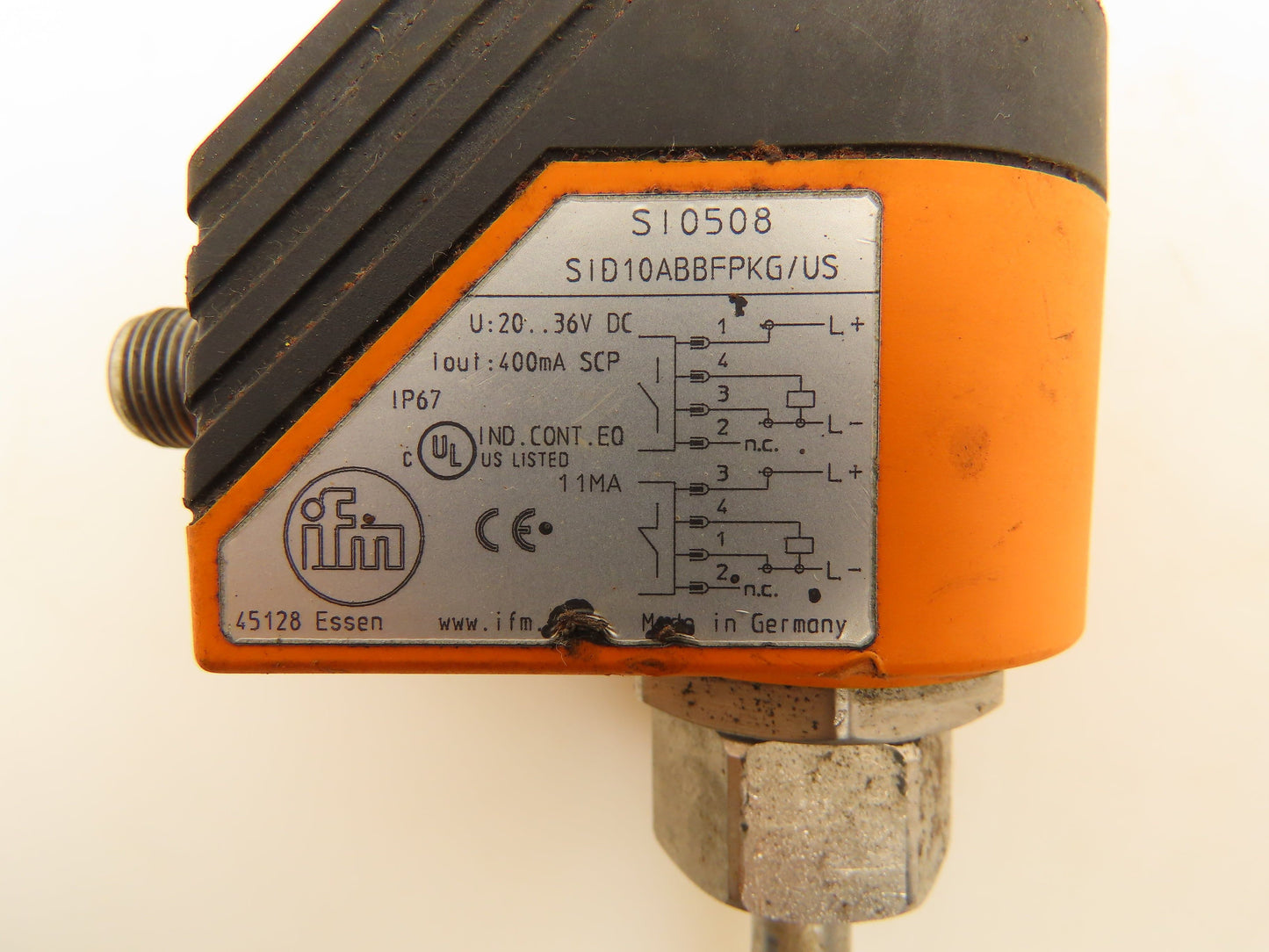 IFM SID10ABBFPKG/US Flow Monitor Sensor 36V 400mA