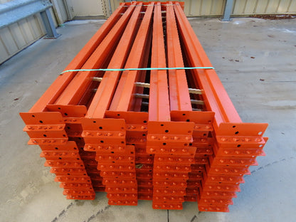 Interlake Teardrop Pallet Rack Racking Step Beam Crossmember 10' 120"x4" 3640 LB