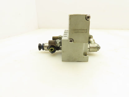 Numatics 122BB400M000061 Pneumatic 4/2 Solenoid Valve w/Manifold Base 24VDC