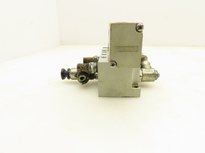 Numatics 122BB400M000061 Pneumatic 4/2 Solenoid Valve w/Manifold Base 24VDC