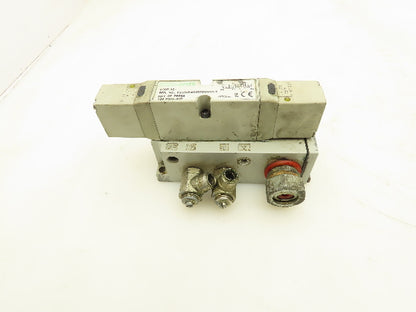 Numatics 122BB400M000061 Pneumatic 4/2 Solenoid Valve w/Manifold Base 24VDC