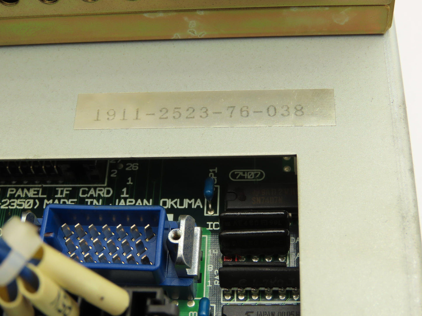 Okuma OSP-U100L Operator Control Panel Keypad Monitor LU-25 CNC Lathe