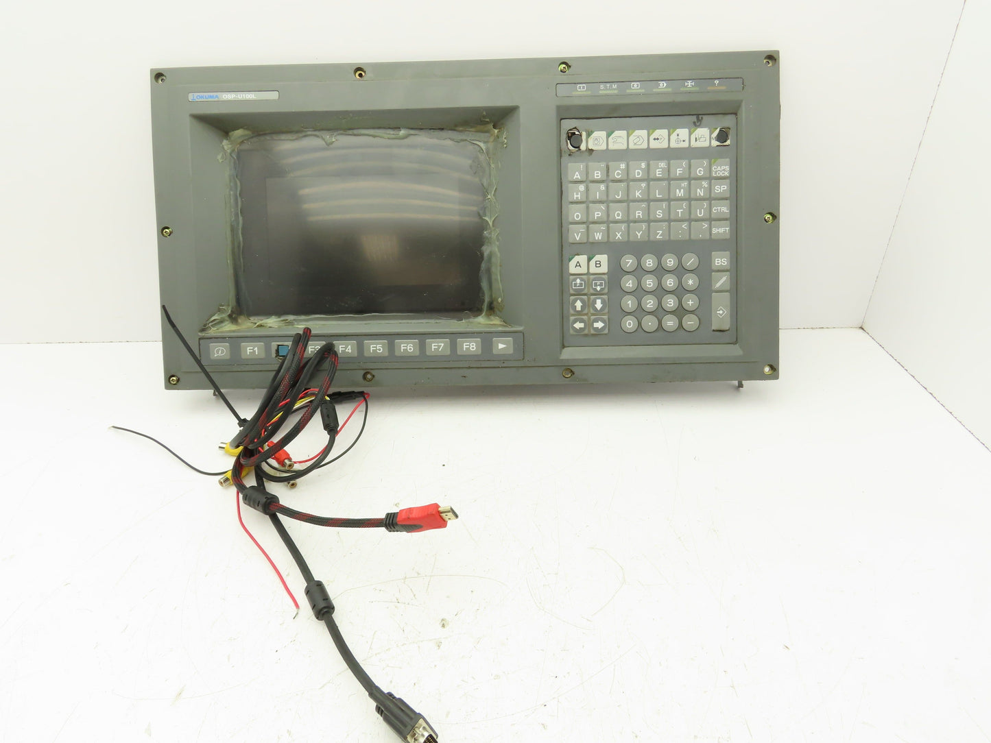 Okuma OSP-U100L Operator Control Panel Keypad Monitor LU-25 CNC Lathe