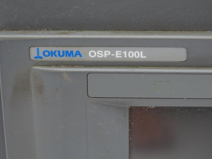 Okuma OSP-E100L Operator Control Panel TFT-E10I Monitor Assy LU-25 CNC Lathe