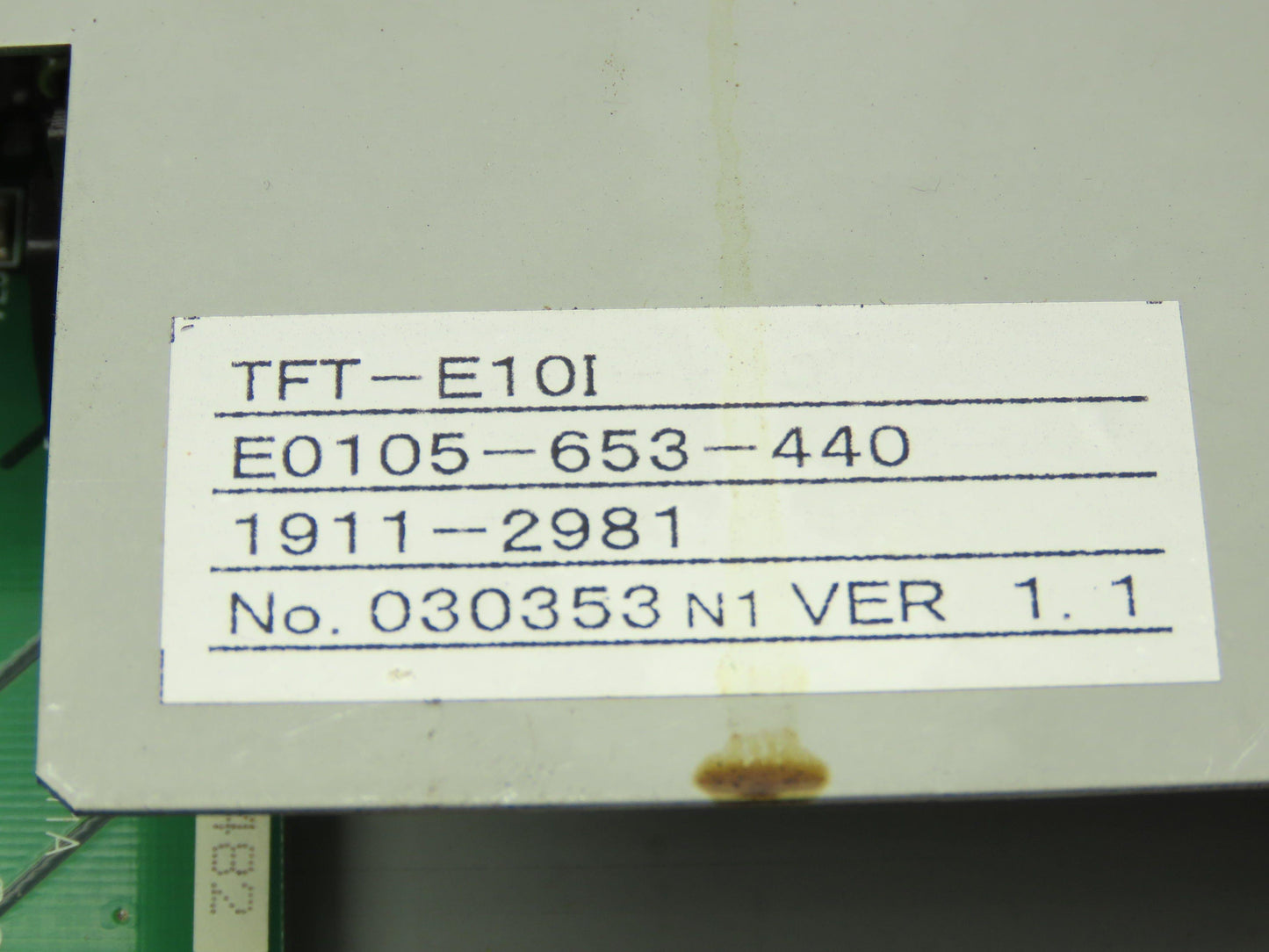 Okuma OSP-E100L Operator Control Panel TFT-E10I Monitor Assy LU-25 CNC Lathe
