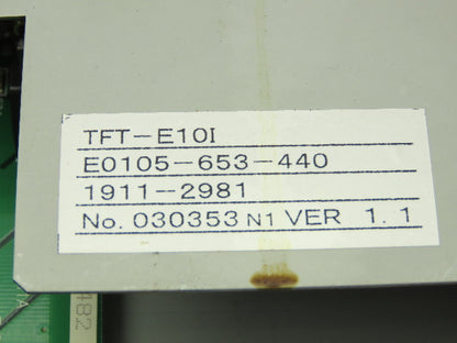 Okuma OSP-E100L Operator Control Panel TFT-E10I Monitor Assy LU-25 CNC Lathe