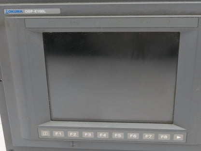 Okuma OSP-E100L Operator Control Panel TFT-E10I Monitor Assy LU-25 CNC Lathe