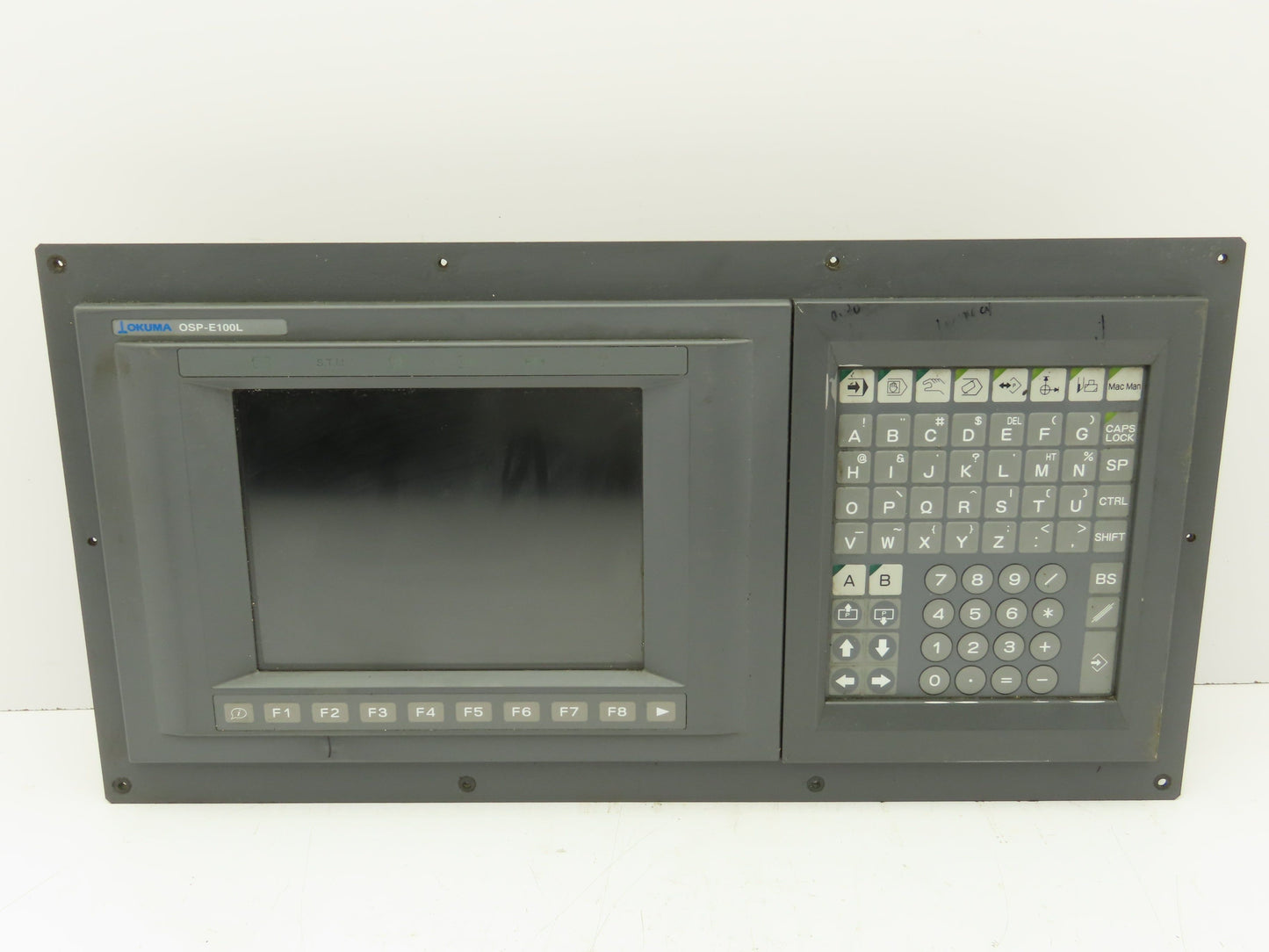 Okuma OSP-E100L Operator Control Panel TFT-E10I Monitor Assy LU-25 CNC Lathe