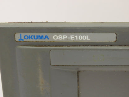 Okuma OSP-E100L Operator Control Panel PNL-E10I Monitor Assy LU-300 CNC Lathe