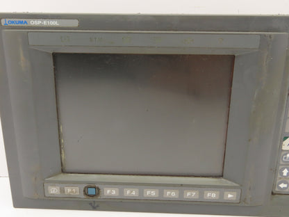 Okuma OSP-E100L Operator Control Panel PNL-E10I Monitor Assy LU-300 CNC Lathe