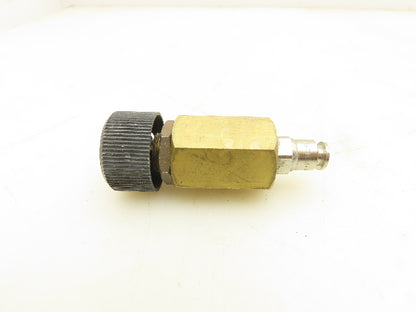 Adjustable Elbow Air Flow Control Needle Valve 5 Turn 1/8" Lot of 9