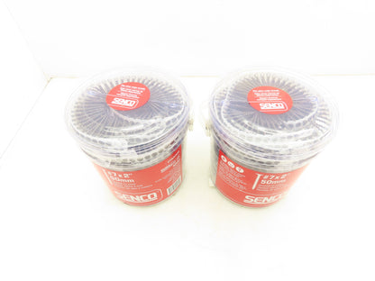 Senco 07A200P Dura Spin Drywall Screws #7 x 2" #2 Philip Head 1000 pk Lot of 2