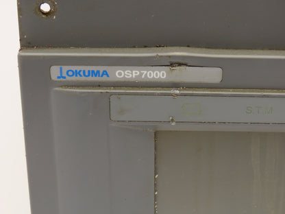 Okuma OSP7000 Operator Control Panel Monitor LU-15 CNC Lathe HA-E0105-653-460