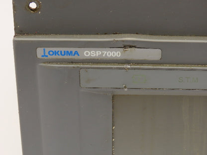 Okuma OSP7000 Operator Control Panel Monitor LU-15 CNC Lathe HA-E0105-653-460