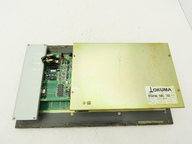 Okuma OSP7000 Operator Control Panel Monitor LU-15 CNC Lathe HA-E0105-653-460