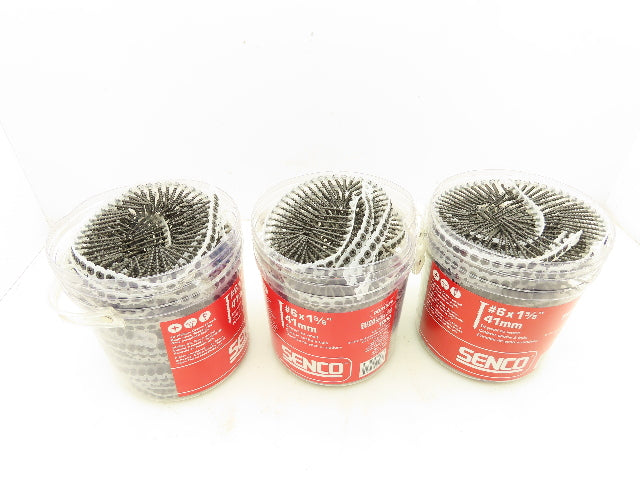 Senco 06A162P Dura Spin Drywall Screw #6 x 1-5/8" #2 Philips 2500 Count
